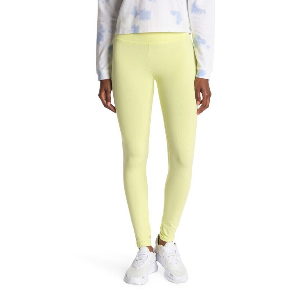 BP. High Rise Leggings In Green Luminary Yellow Size S